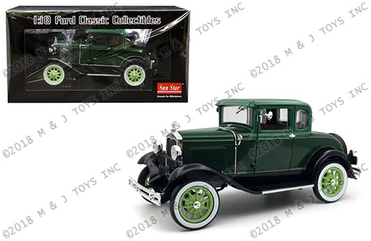 Sun Star 1:18 Ford Classic Collectibles – 1931 Ford Model A Coupe (Valley Green)