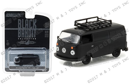 Greenlight 1:64 Black Bandit Series 18 – 1974 Volkswagen Type 2 Panel Van
