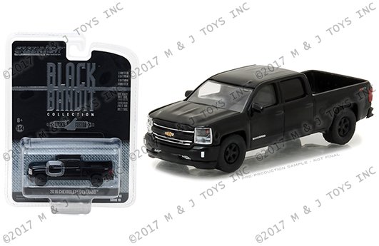 Greenlight 1:64 Black Bandit Series 18 – 2016 Chevrolet Silverado