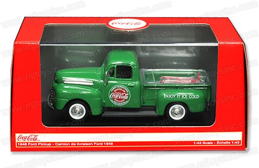 MOTORCITY CLASSIC  COCA COLA 1:43 1948 FORD F1 PICK UP TRUCK