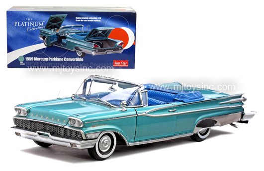 SUNSTAR 1:18 PLATINUM 1959 MERCURY PARKLANE CONVERTIBLE