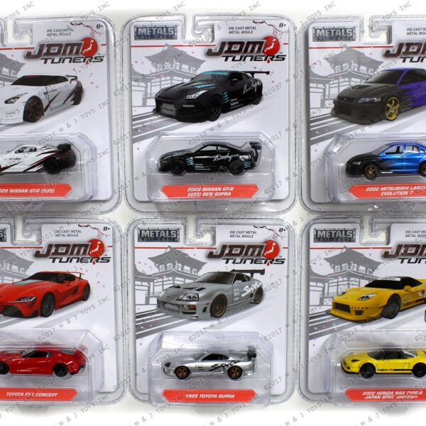 JADA 1:64 METALS – JDM TUNERS WAVE 1 ASSORTMENT