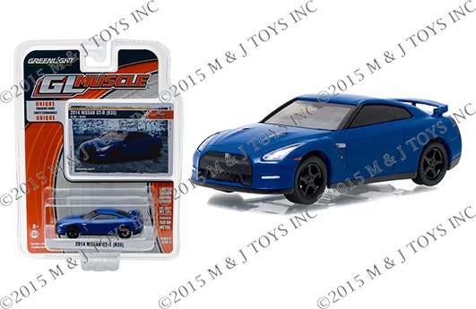 GREENLIGHT 1:64 GL MUSCLE SERIES 17 – 2014 NISSAN GT-R (R35)