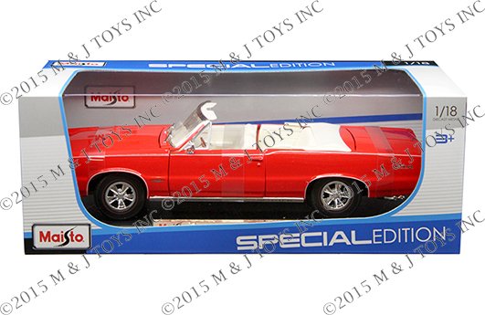 MAISTO 1:18 SPECIAL EDITION – 1965 PONTIAC GTO CONVERTIBLE