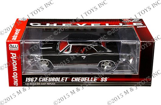 AUTO WORLD 1:24 1967 CHEVROLET CHEVELLE SS