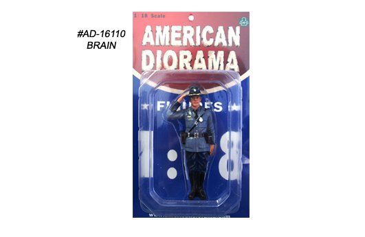 AMERICAN DIORAMA 1:18 FIGURE STATE TROOPER BRIAN