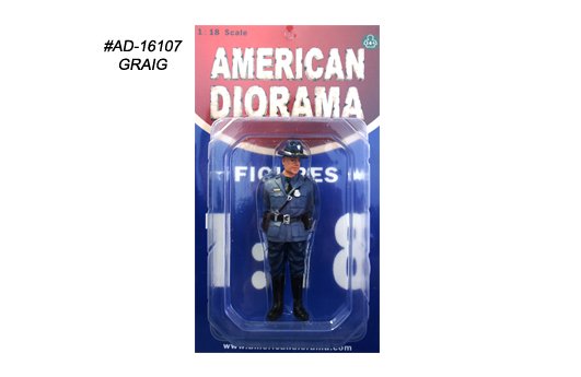 AMERICAN DIORAMA 1:18 FIGURE STATE TROOPER CRAIG