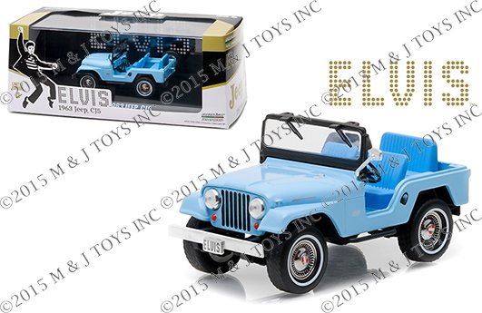 GREENLIGHT 1:43 HOLLYWOOD – ELVIS – 1963 JEEP, CJ-5
