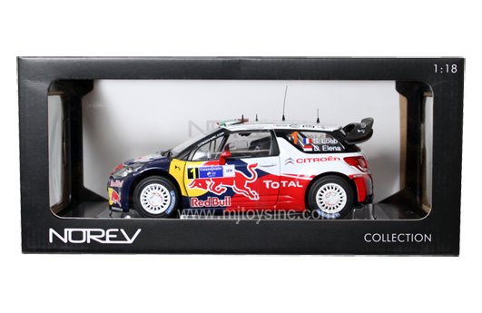 NOREV 1:18 CITROEN DS3 WRC 2011 WINNER RALLY MEXIQUE
