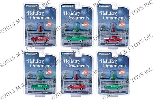 GREENLIGHT 1:64 HOBBY EXCLUSIVE – HOLIDAY ORNAMENTS SERIES 1