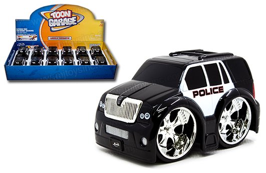 Jada 3.5″ DISPLAY Toon Garage 2003 Lincoln Navigator Police