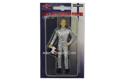 GMP 1:18 TOMMY IVO DRAG RACER FIGURINE (SILVER SUIT)