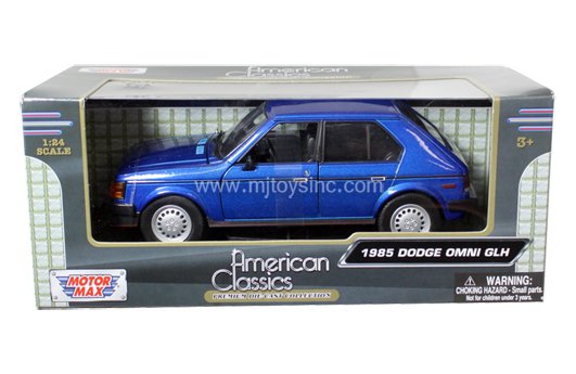 MOTOR MAX 1:24 W/B 1985 DODGE OMNI GLH