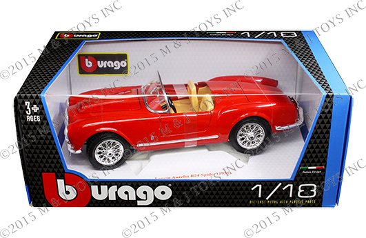 BBURAGO 1:18 1955 LANCIA AURELIA B24 SPIDER
