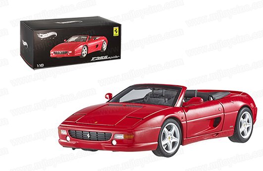 HOT WHEELS 1:18 ELITE FERRARI F355 SPIDER
