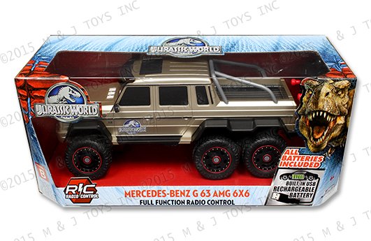 JADA RADIO CONTROL 1:16 JURASSIC WORLD MERCEDES-BENZ G63 AMG 6X6