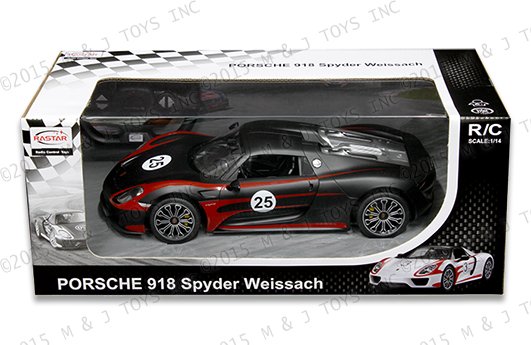 RASTAR 1:14 RADIO CONTROL PORSCHE 918 SPYDER WEISSACH