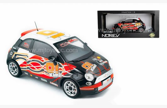 NOREV 1:18 2008 FIAT 500 WROOM KIMI RAIKKONEN LIMITED