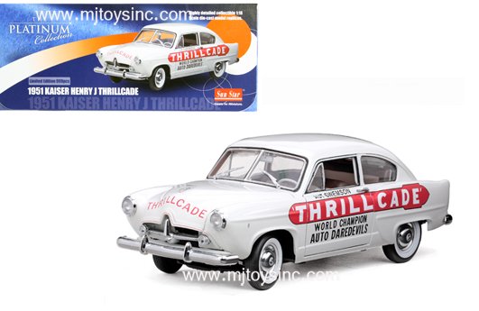SUNSTAR 1:18 PLATINUM 1951 KAISER HENRY J  THRILLCADE